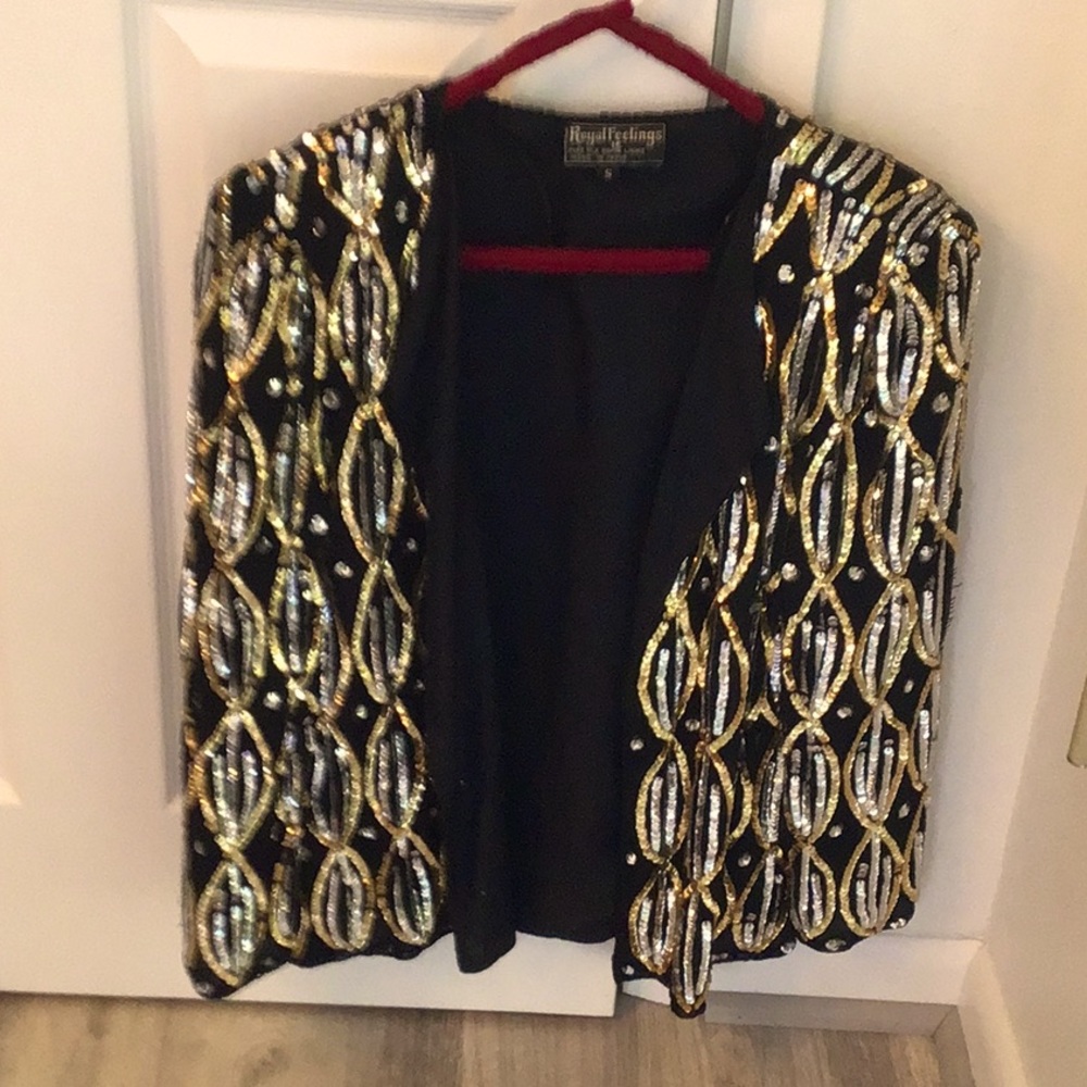 Royal Feelings luxurious sequin jacket